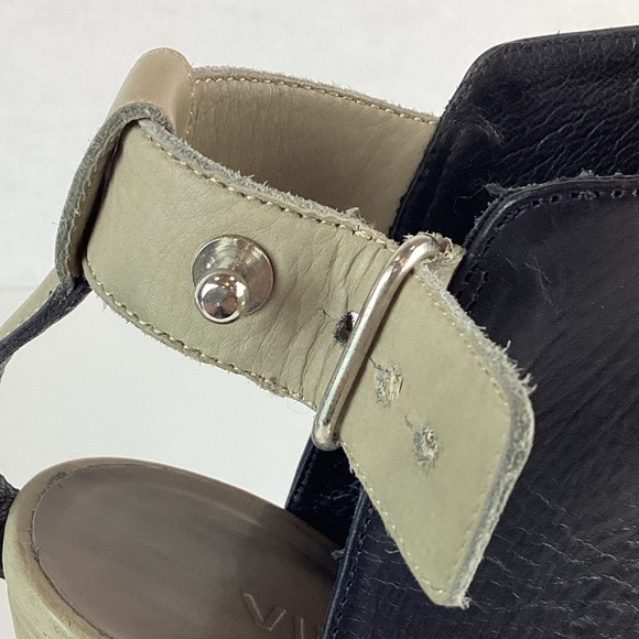 Vince Addison Peep Toe Black Leather Bootie | 8 - Picture 8 of 13